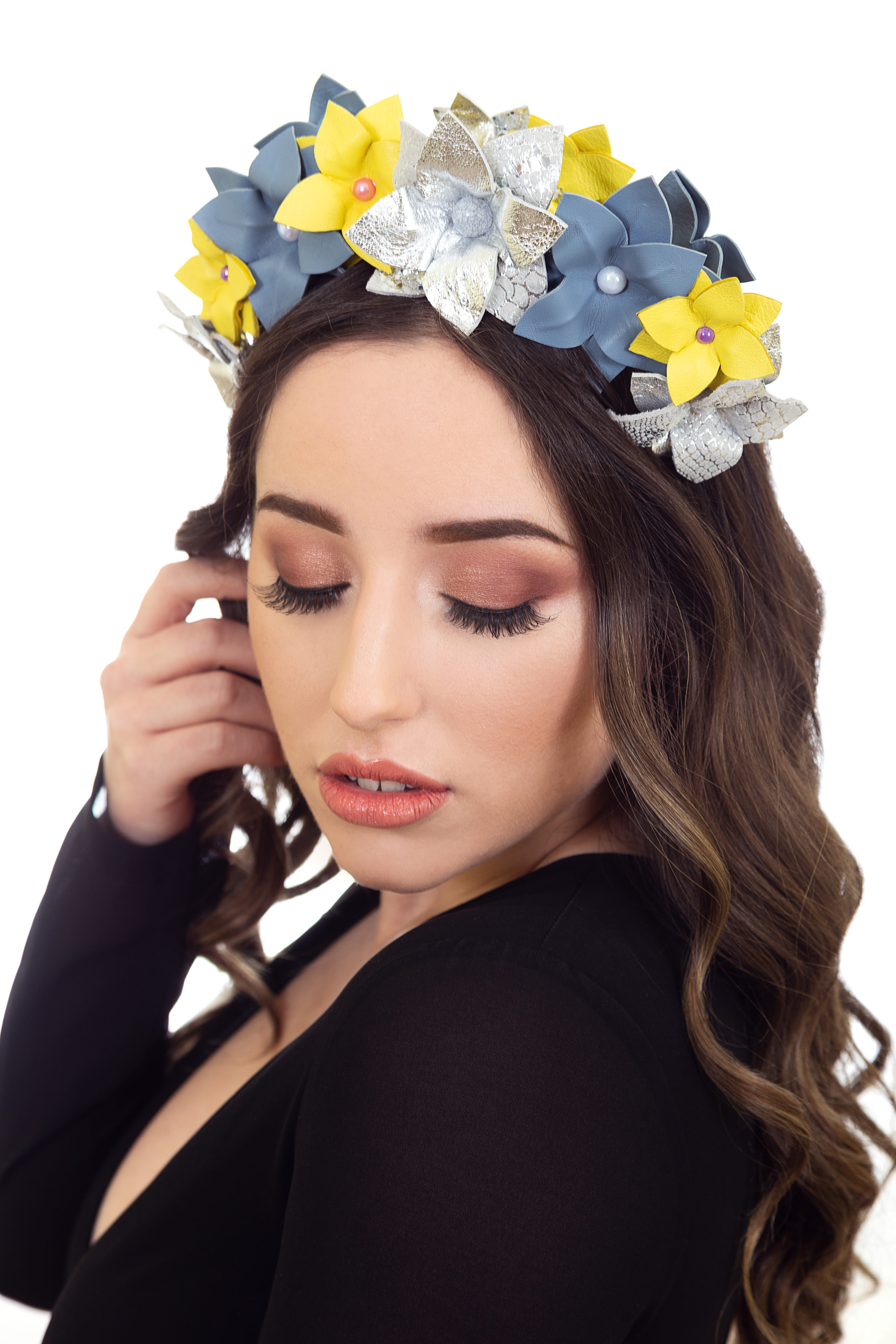 Fascinator Crown Silver