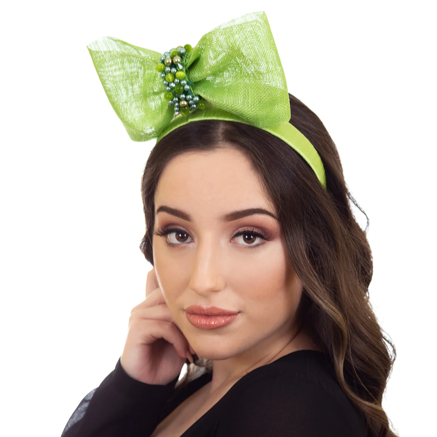 Green Fascinator Hat