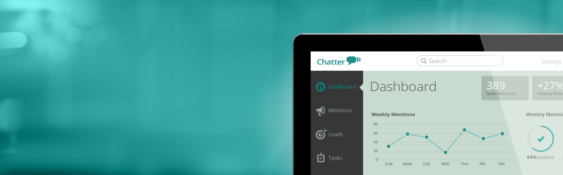 Chatter Responsive <br> Home Page