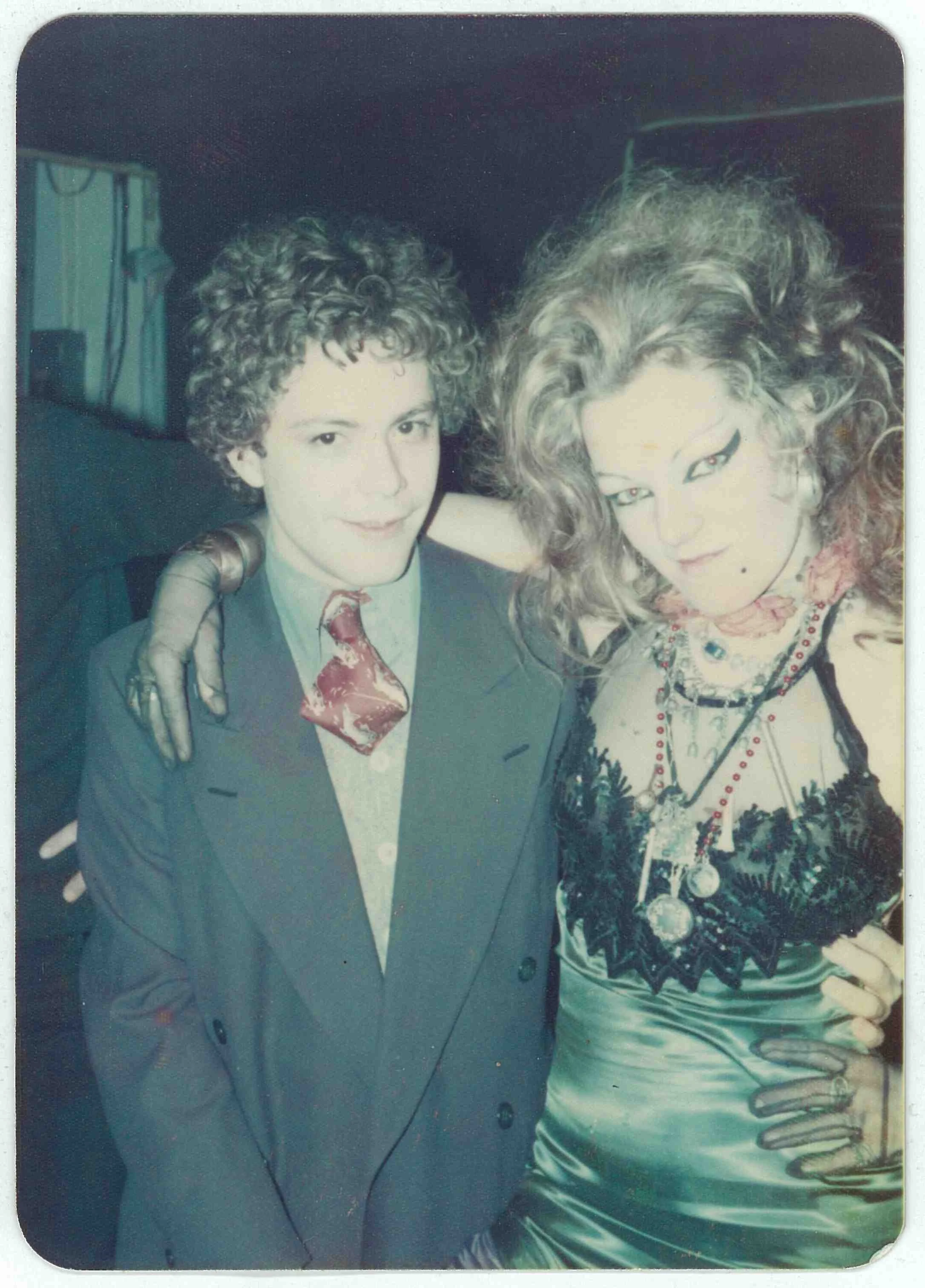 Mark Baker & Cookie, NYC premier of Female Trouble, 1974 (George Fitzgerald)