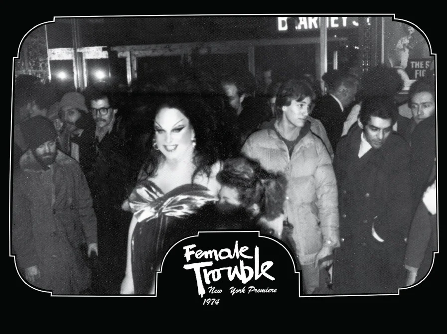 Divine, NYC premiere of Female Trouble, 1974 (George Fitzgerald)