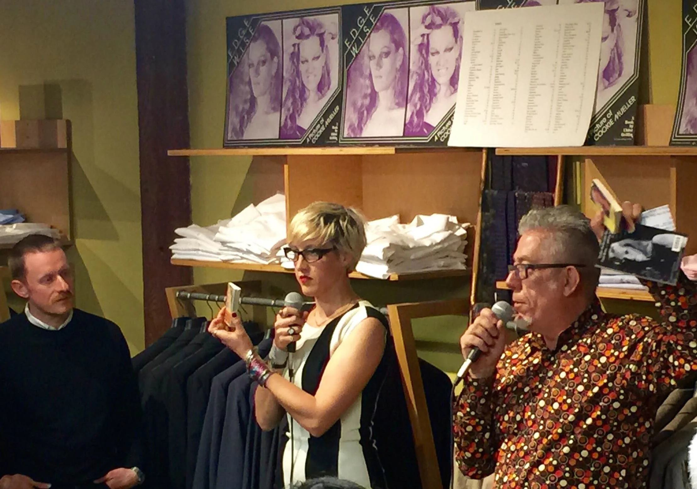 Gwenael Rattke, Chloe and Patrick Marks at MAC, SF