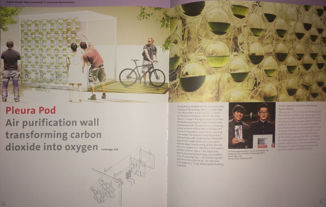 Fourth Holcim Awards – Sustainable Construction 2014/2015 - Pleura Pod (Printed Publication ) 
