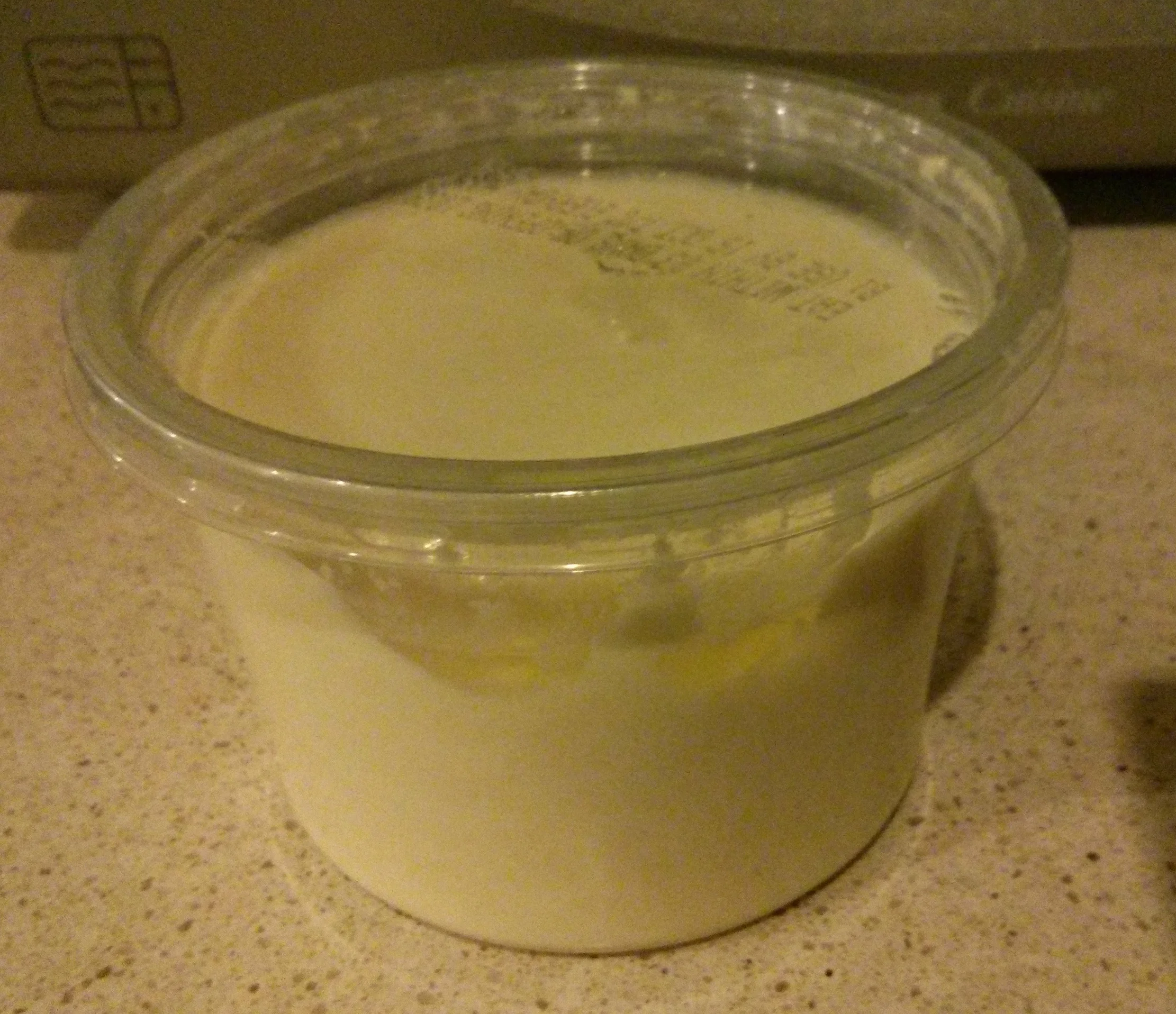 Home made vegan yoghurt