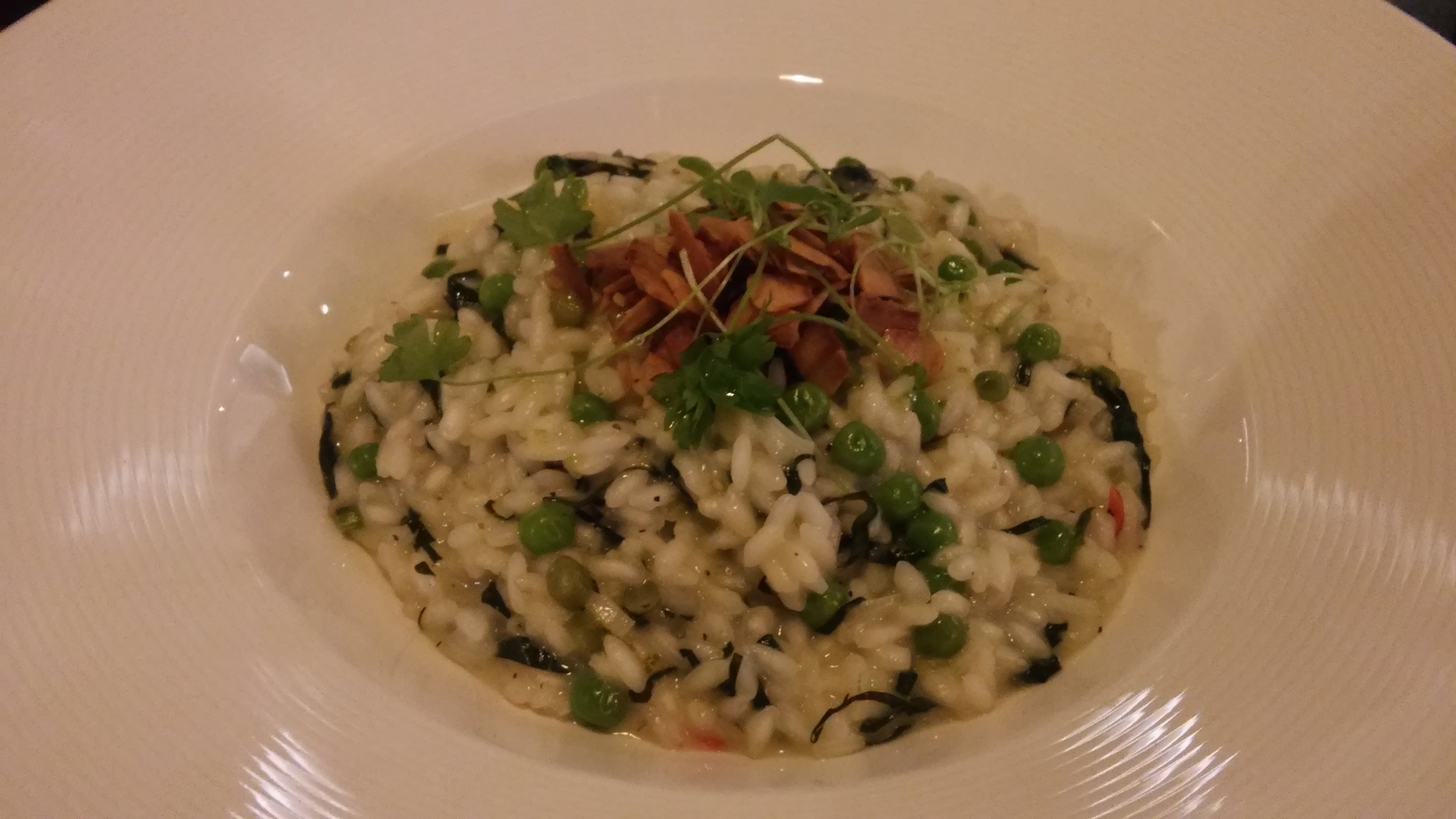 Dinner: risotto 