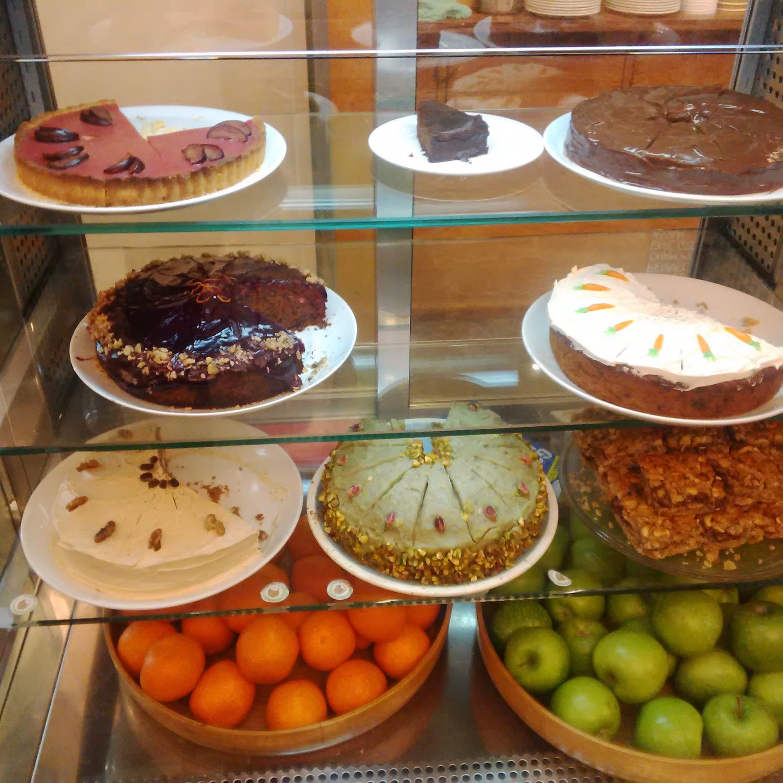 Display of Vegan cakes - Earth Cafe.jpg