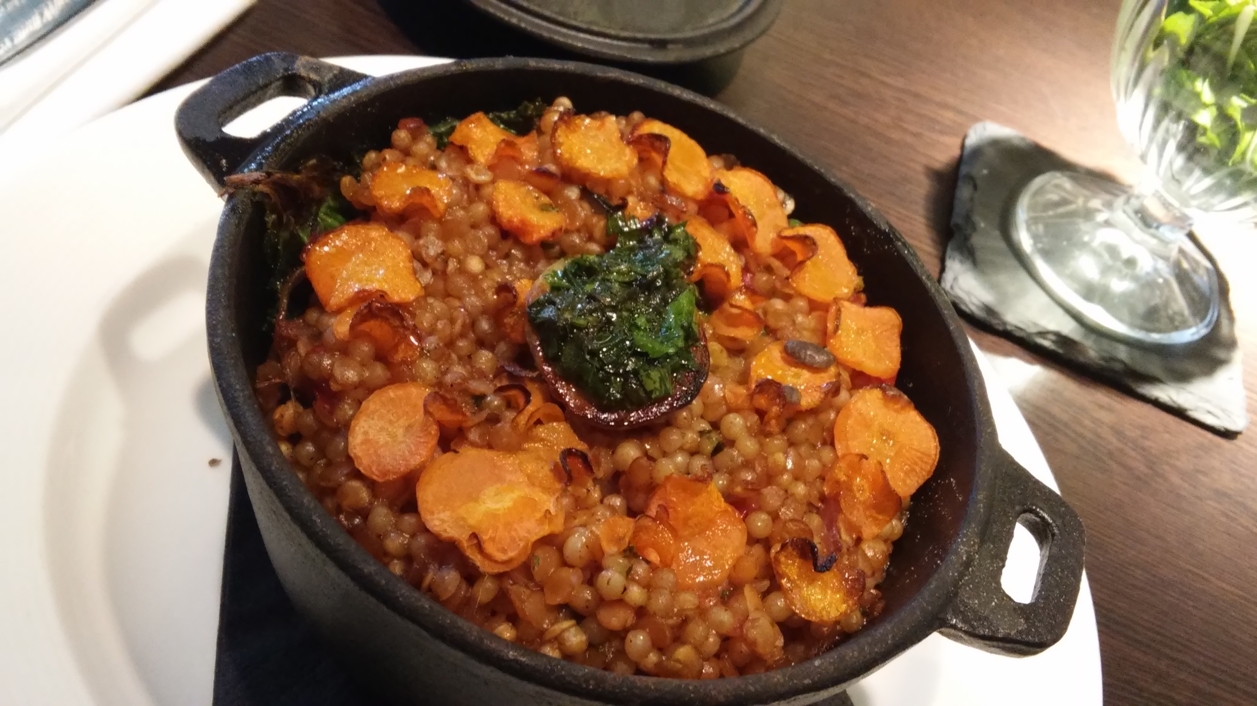 Lunch: Lentil & red pepper hot pot