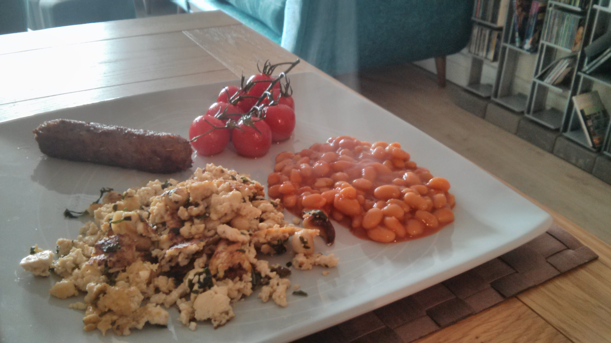 Link to a vegan alternative to a traditional English breakfast