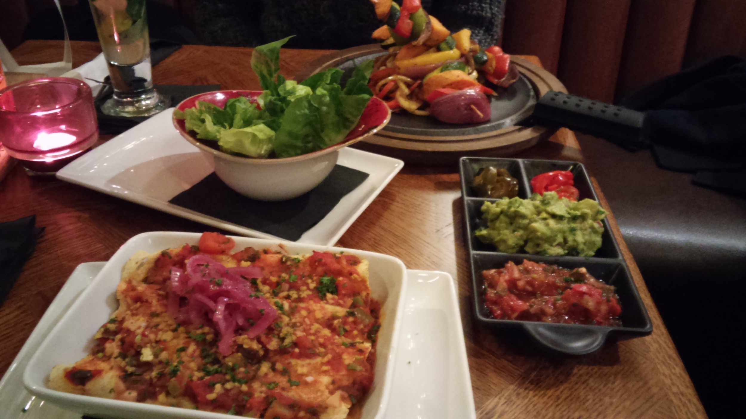 Link to vegan options in Chiquito