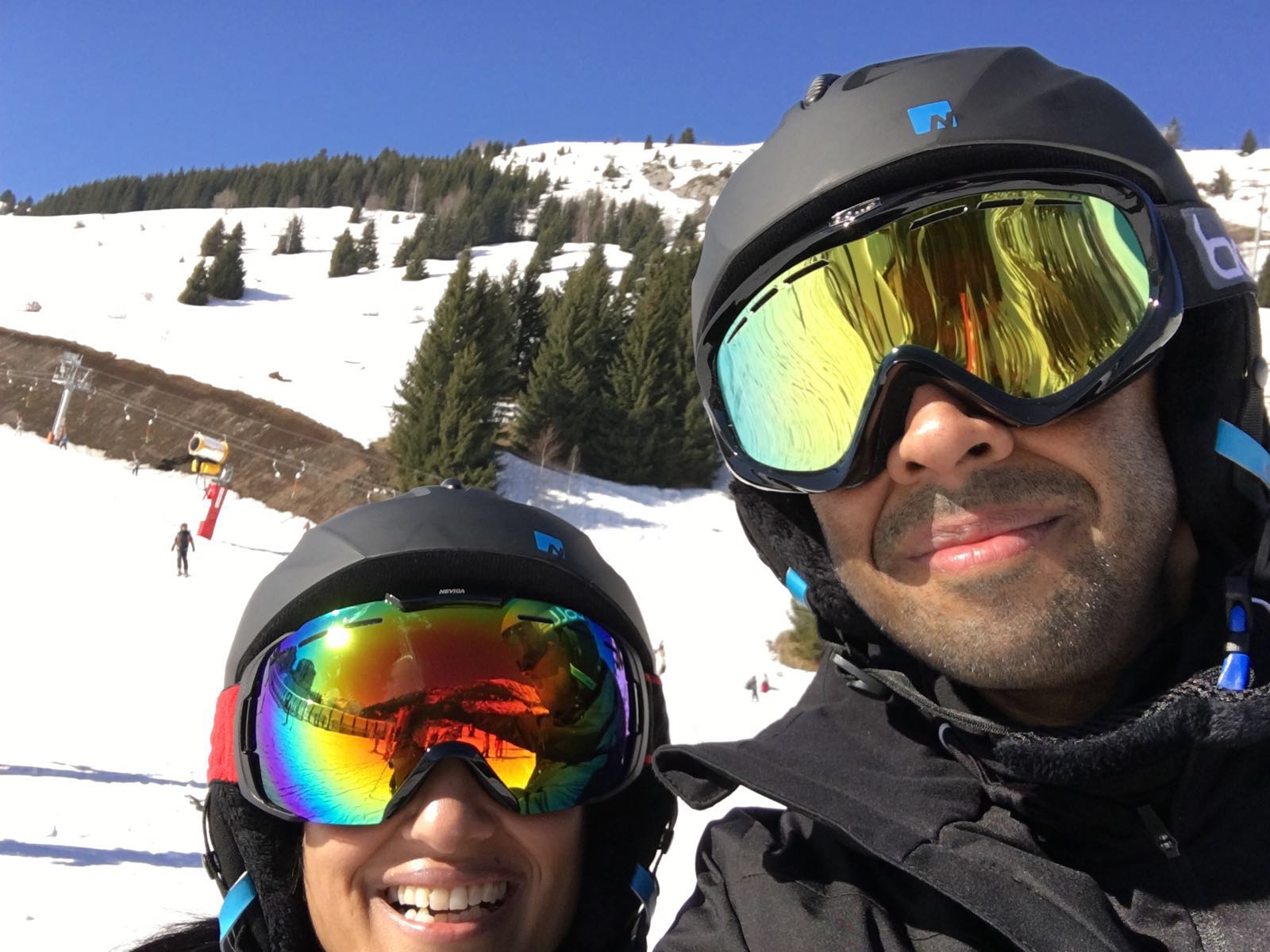 Skiing