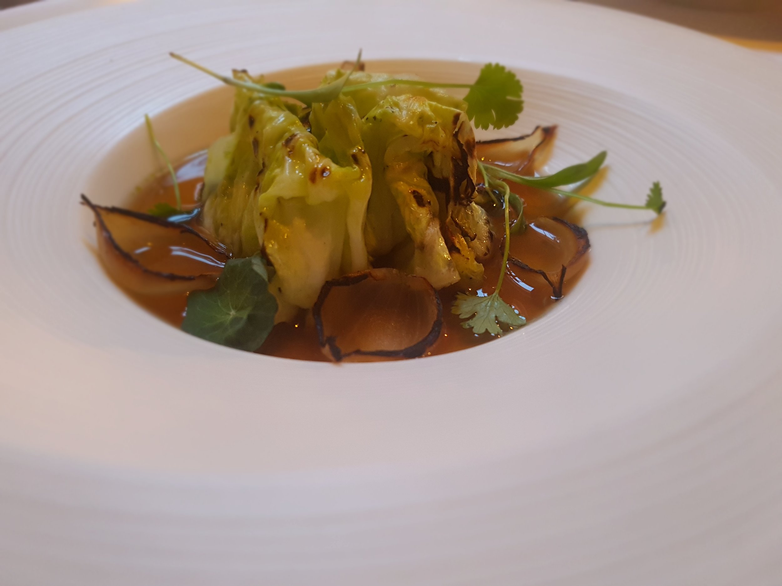 From the vegan tasting menu at Pied à Terre