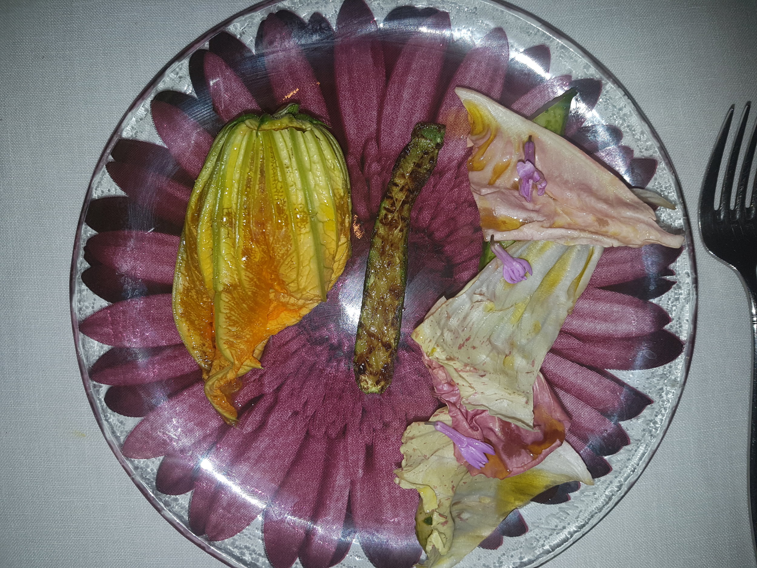 From the vegan tasting menu at Pied à Terre
