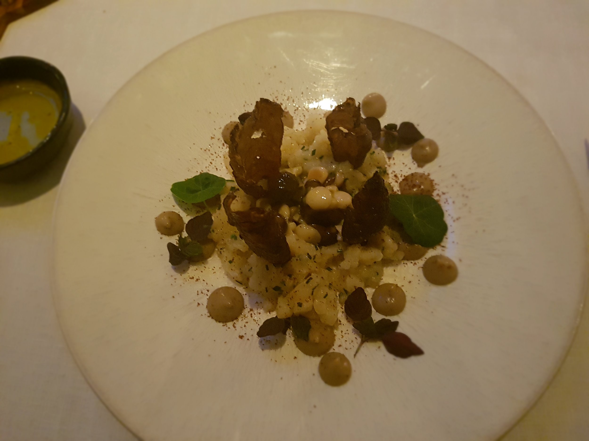 From the vegan tasting menu at Pied à Terre