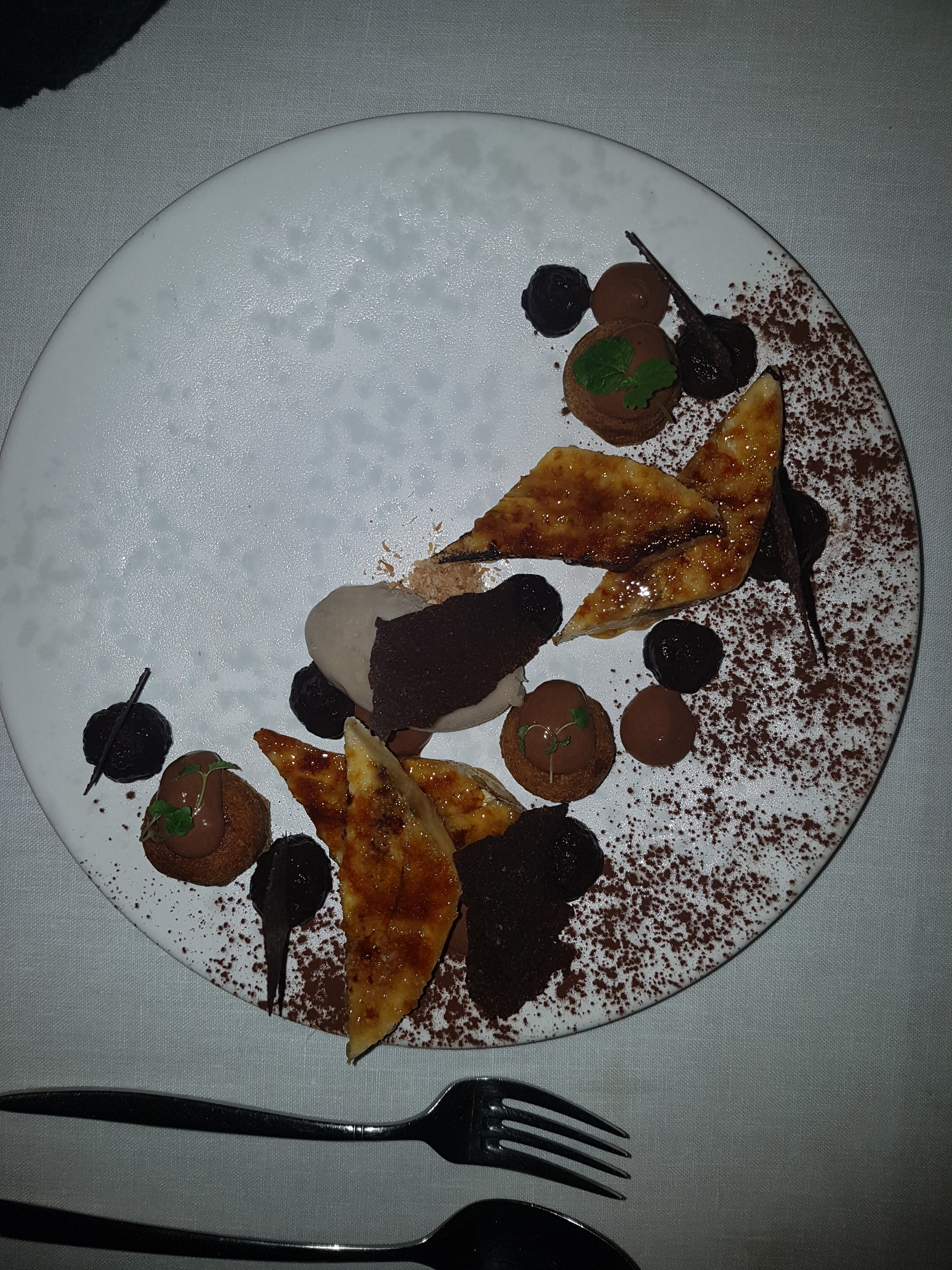 From the vegan tasting menu at Pied à Terre