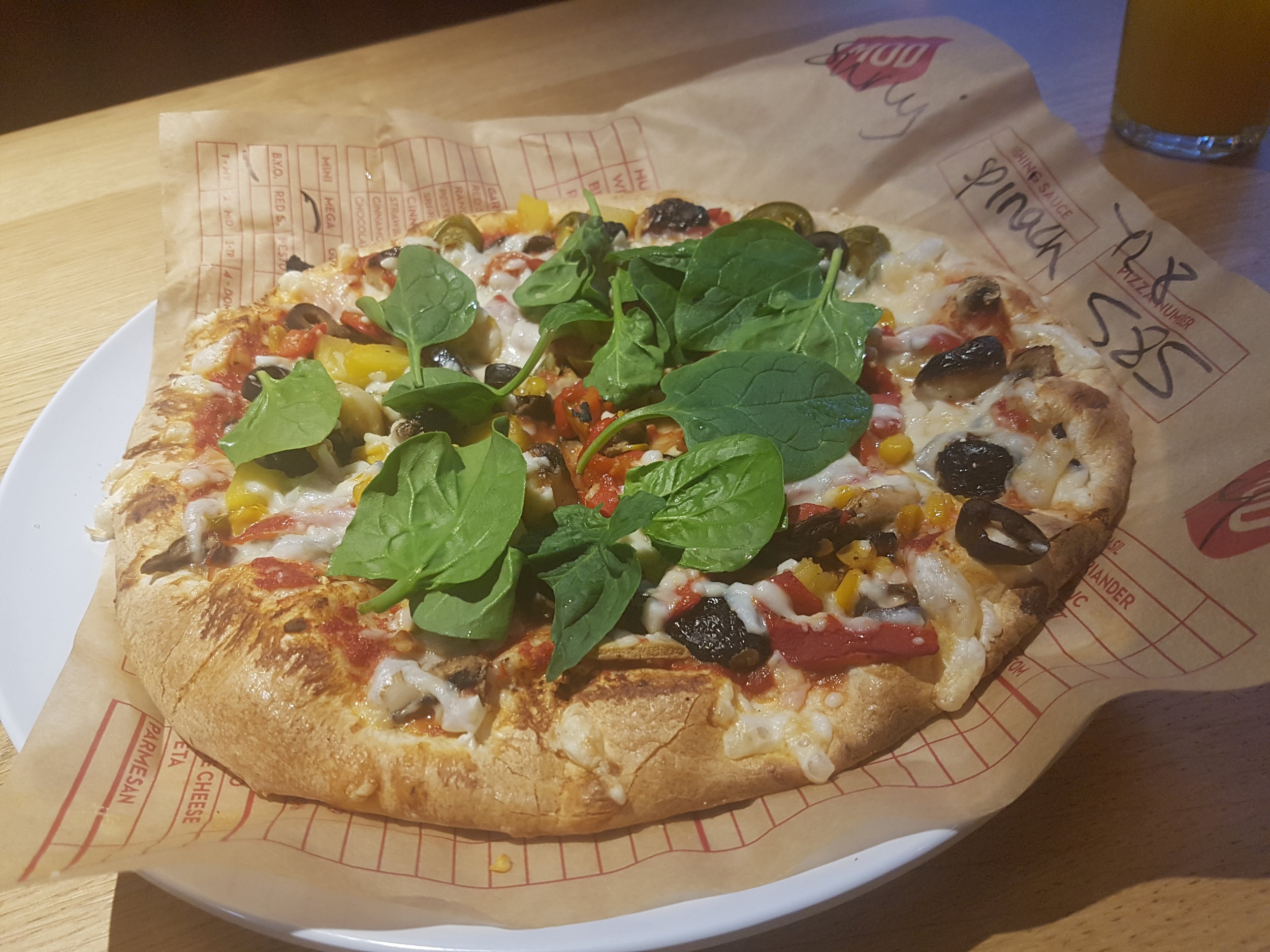 Vegan options at MOD Pizza