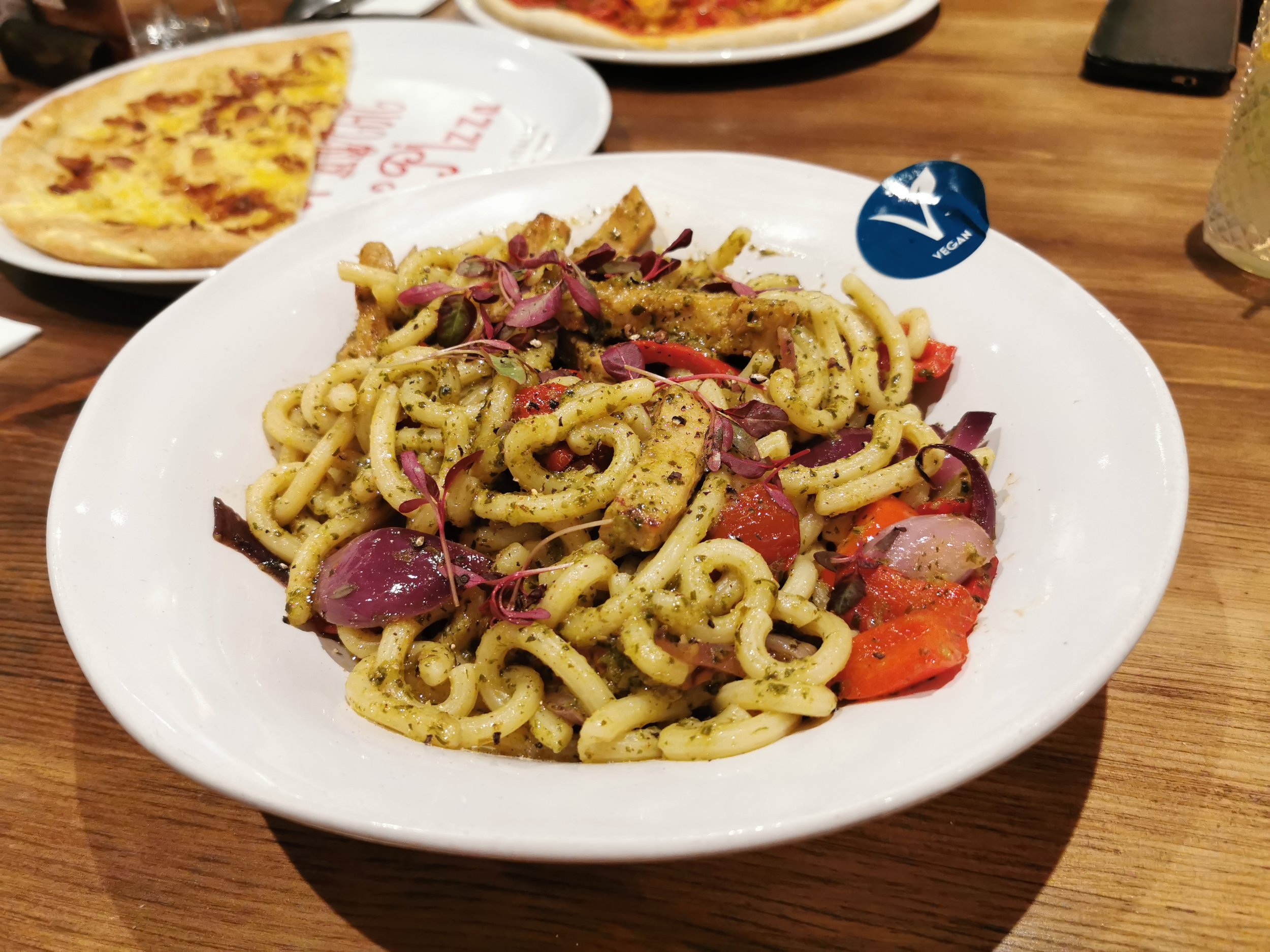 Vegan options at Bella Italia
