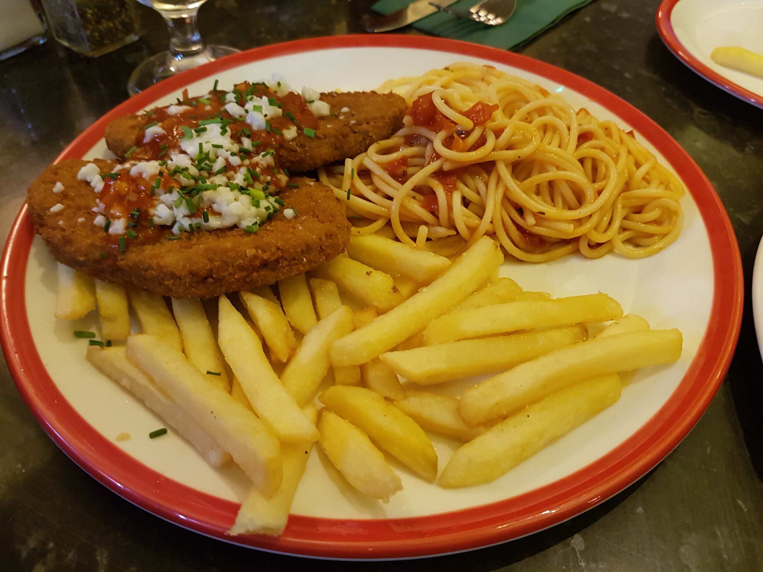 Vegan options at Frankie &amp; Benny's