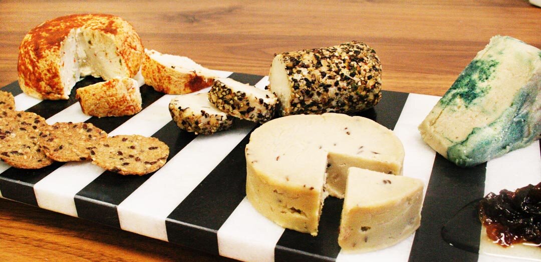 Vegan cheeseboard at by CHLOE