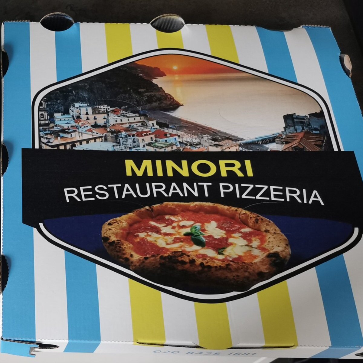 Vegan options from Minori Pizzeria 