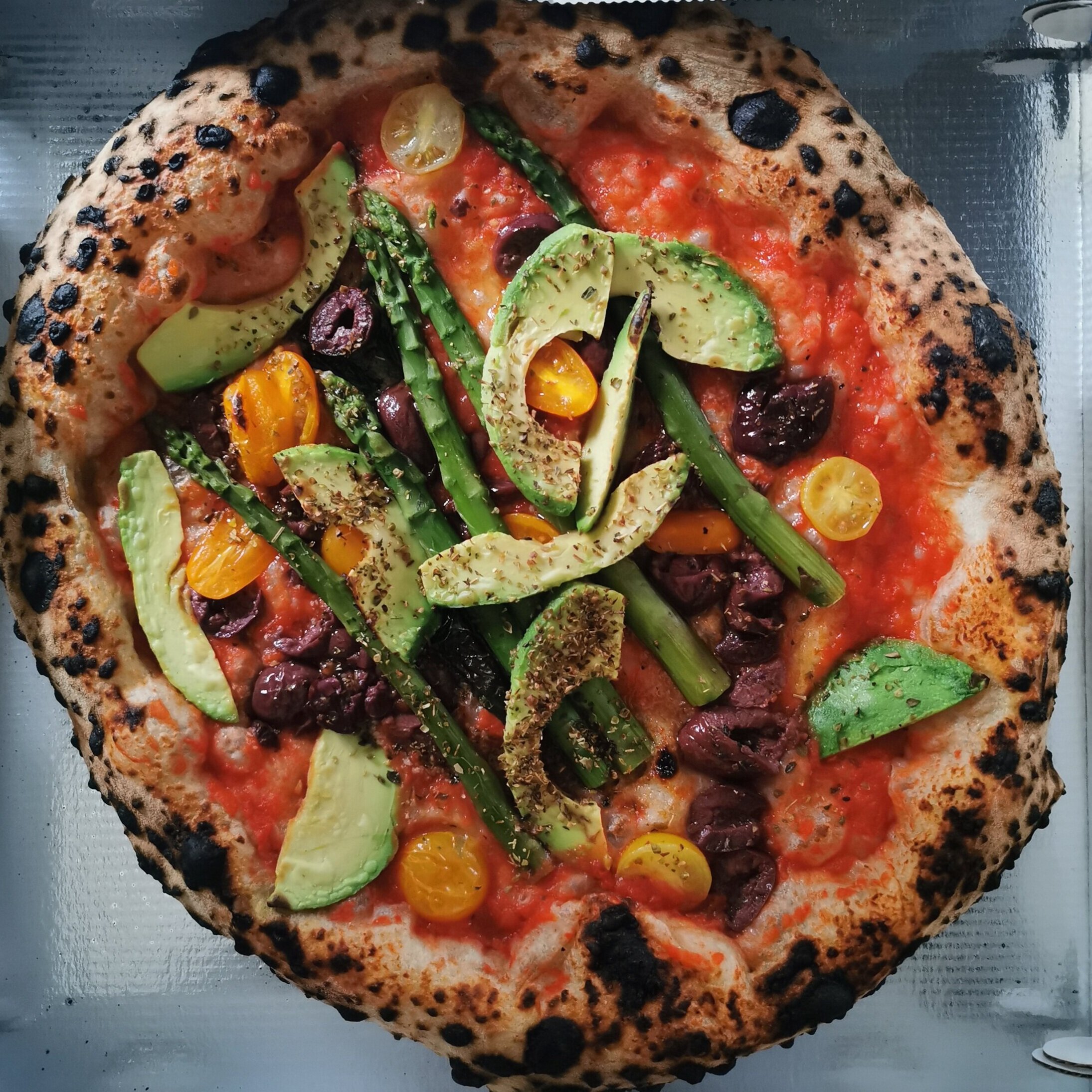 Vegan options from Minori Pizzeria 