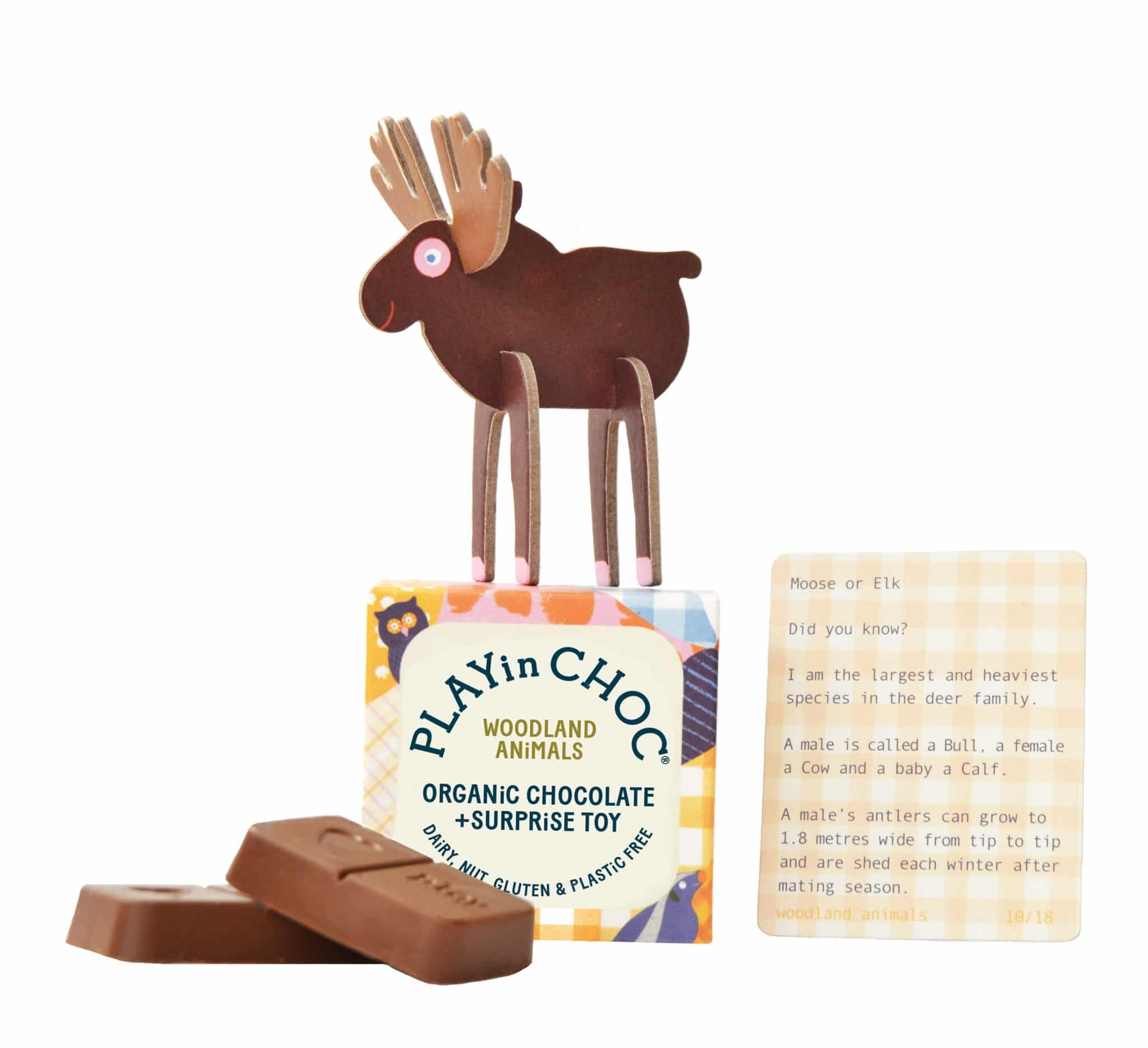 PLAYin CHOC Woodland Moose ToyChoc