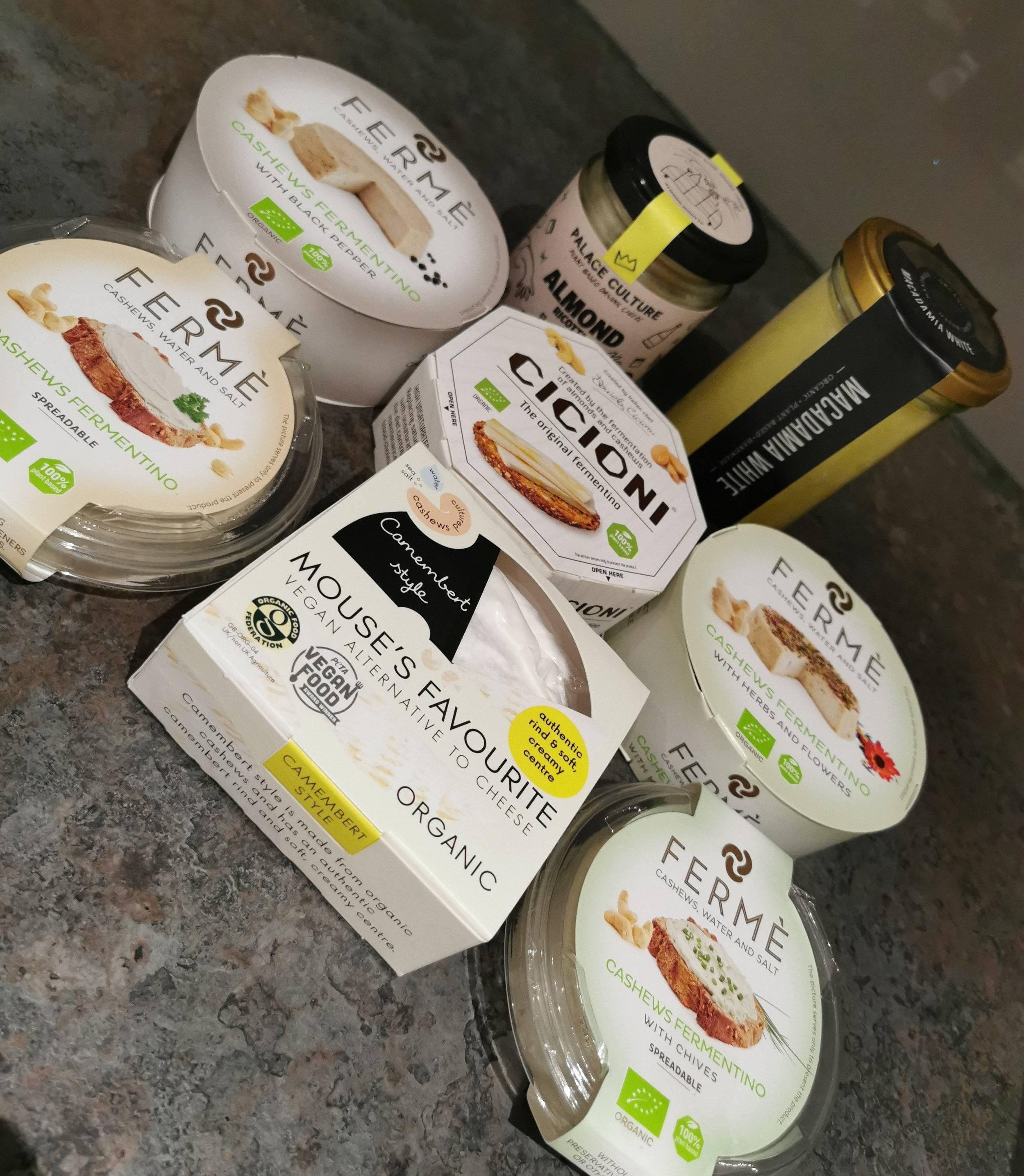Vegan cheese from Abel and Cole 