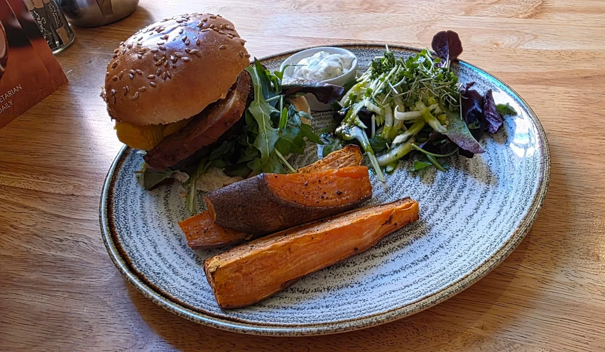 Vegan Mushroom Burger