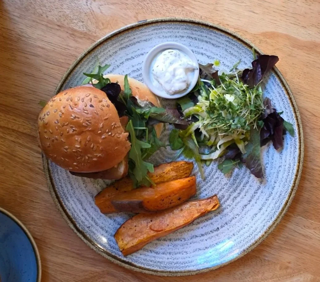 Vegan Mushroom Burger