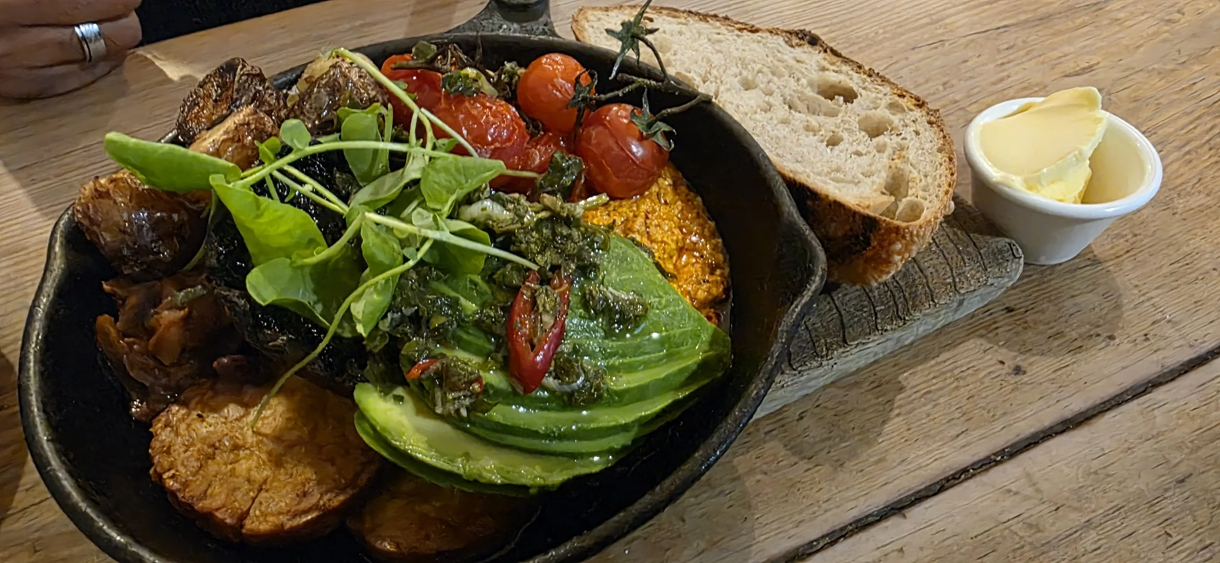 Vegan breakfast 
