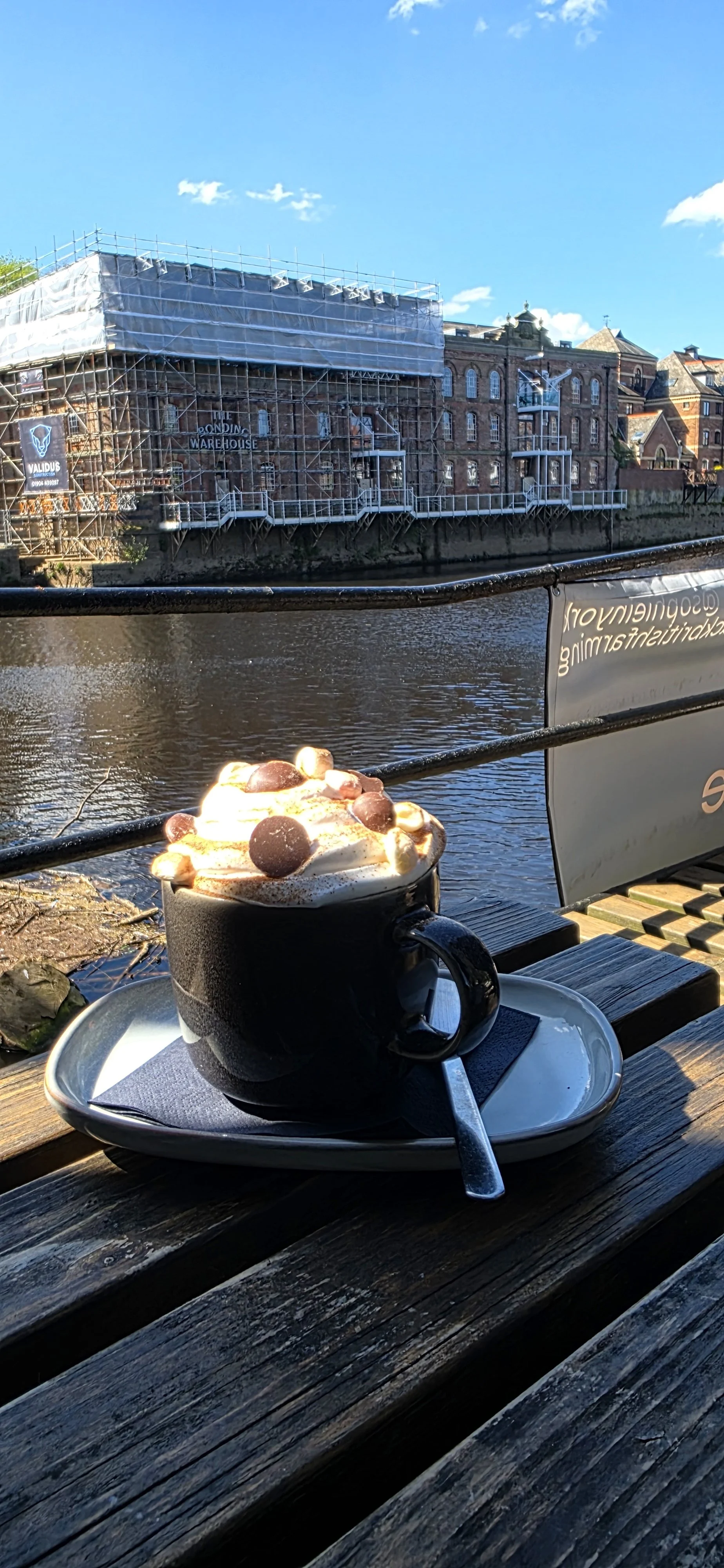 Vegan hot chocolate at Sophie's