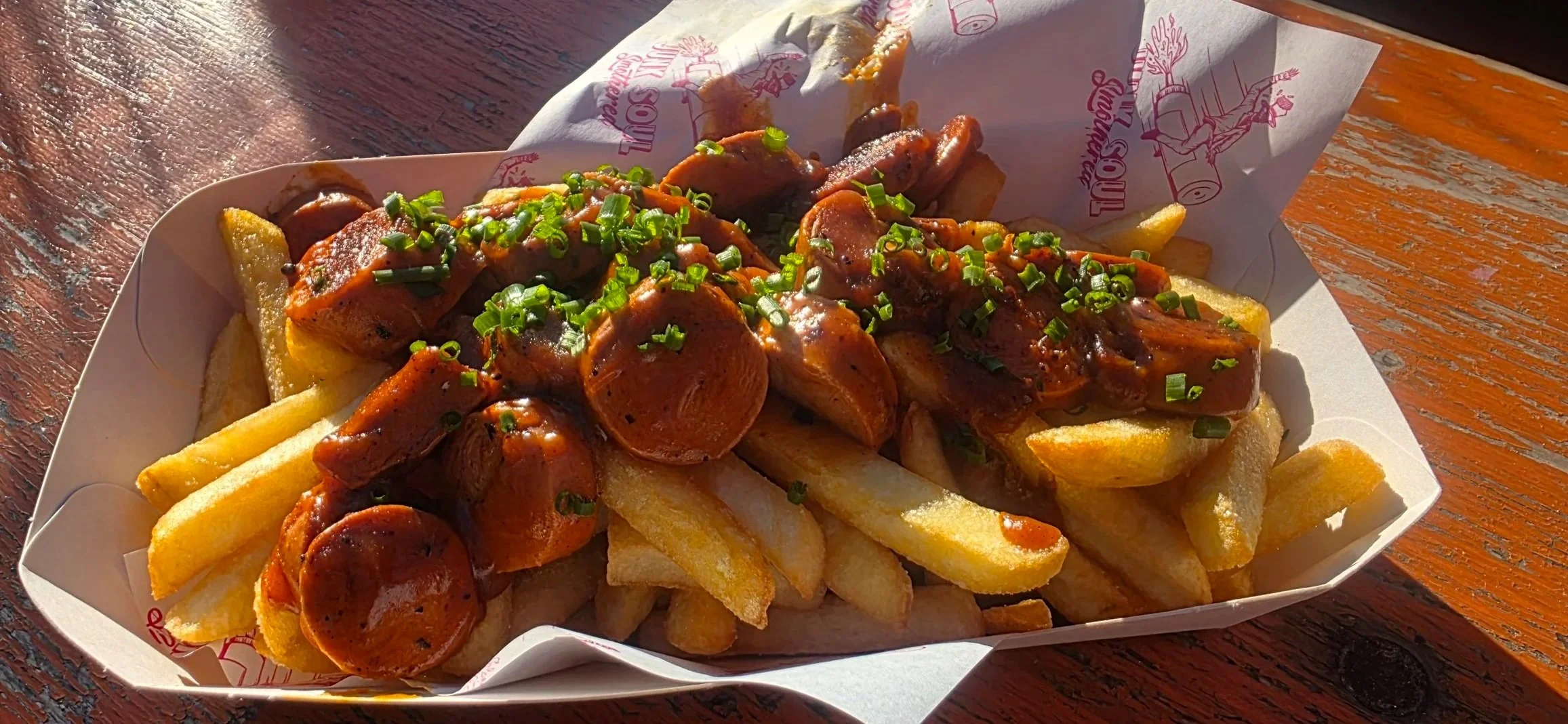 Loaded Curry Wurst Fries