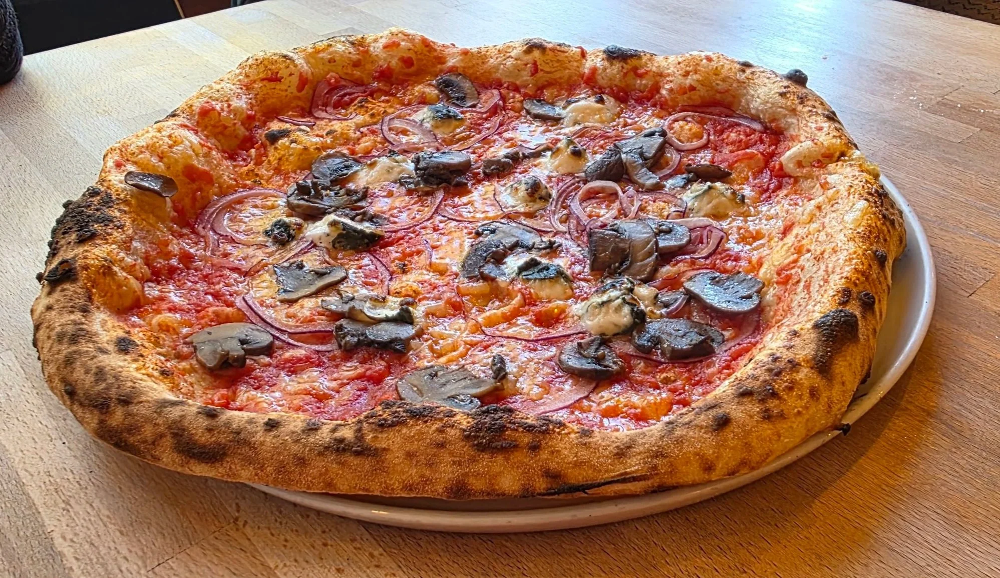 Slow Rise - vegan Stilton &amp; Mushroom