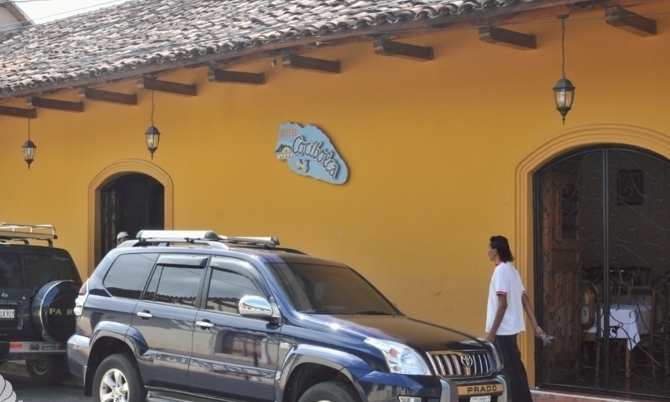 Street View of the Hotel, Calle El Caimito.