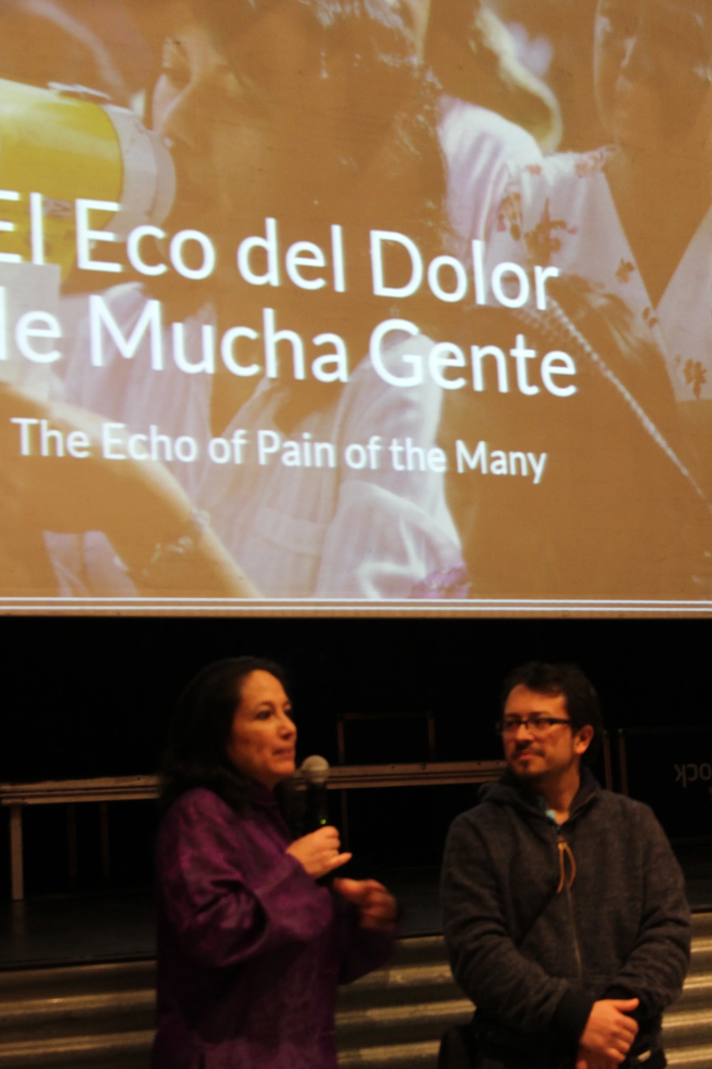 Ana Lucía Cuevas y/and Christian Rodríguez.