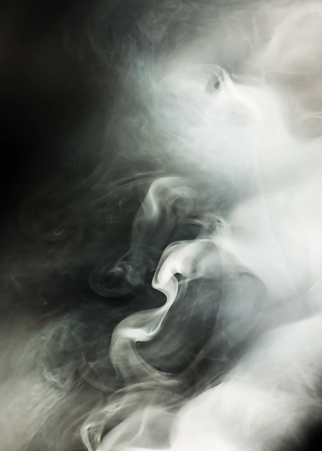 Smoke & Mirrors #14 duratrans transparency, led panel, coated glass, aluminum, 39" x 54"