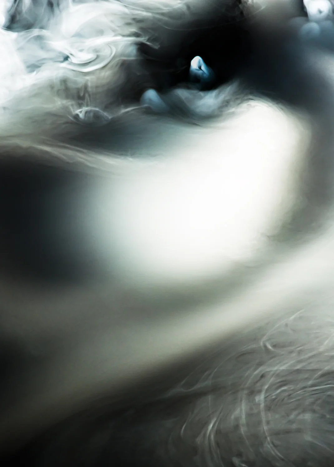 Smoke & Mirrors #4 pigment print, aluminum, wood, plexiglass, 60" x 84"