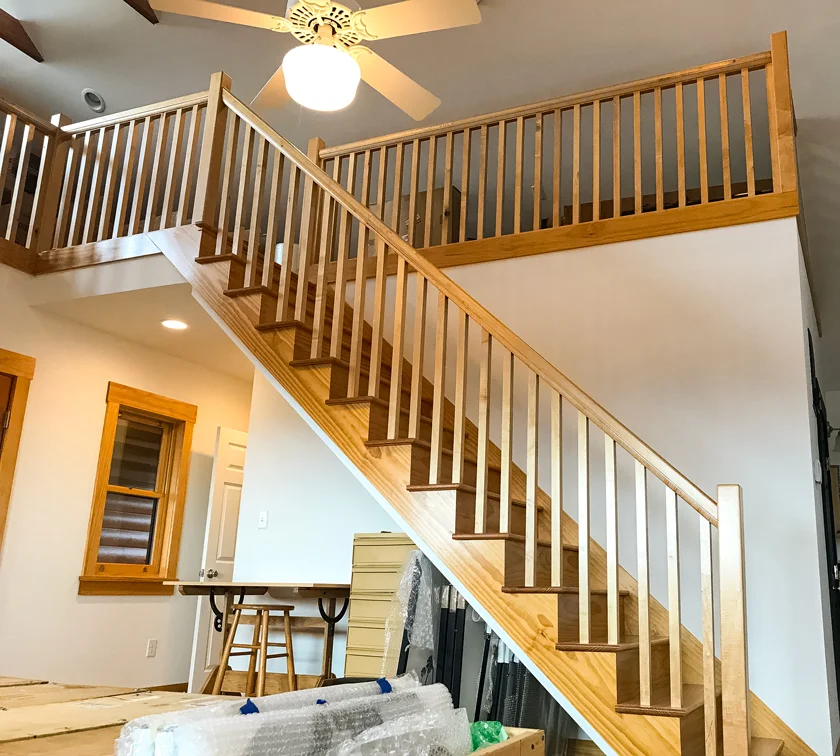 Fairview Studio Stairs and Loft