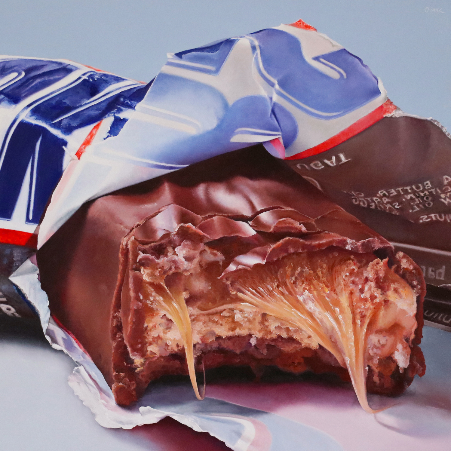  Snickers  oil on panel / 12 x 12 inches  SOLD 