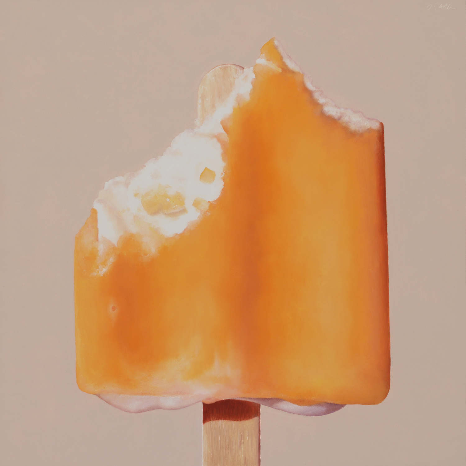  Creamsicle  oil on panel / 12 x 12 inches  SOLD 