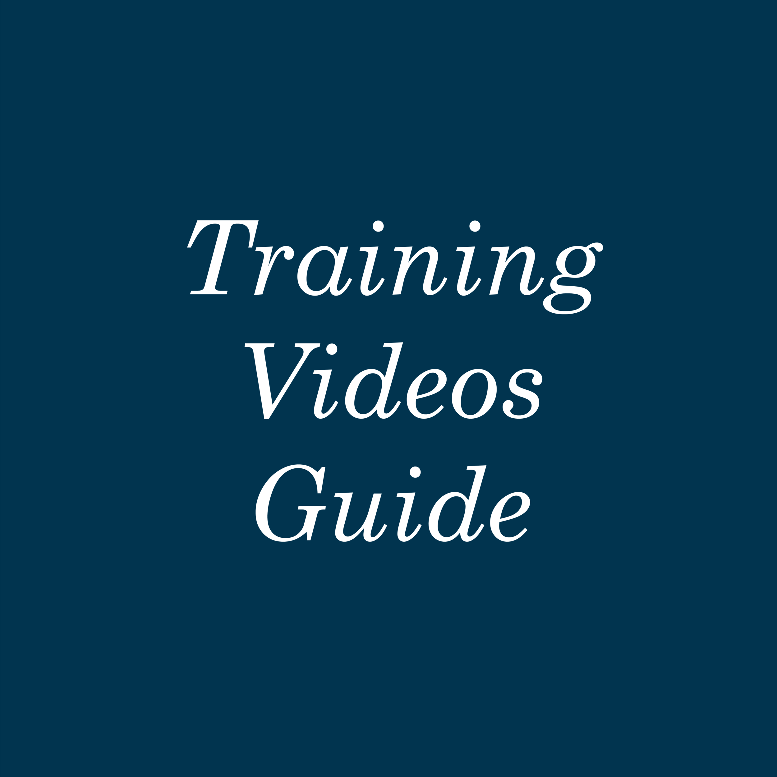 The Ultimate Helpful Tool! This guide has videos /tutorials for how to use Boulevard.