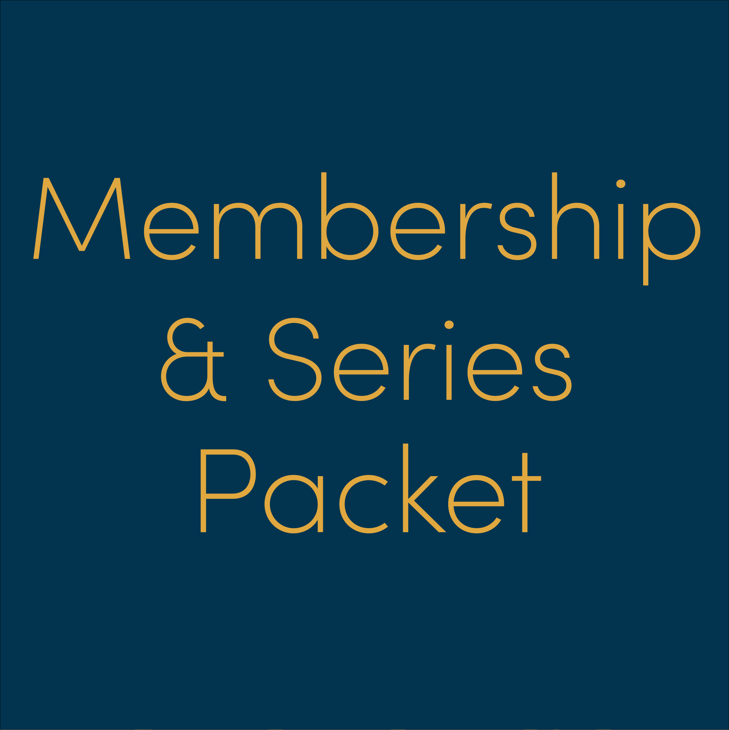 Click me to learn about our memberships &amp; series!