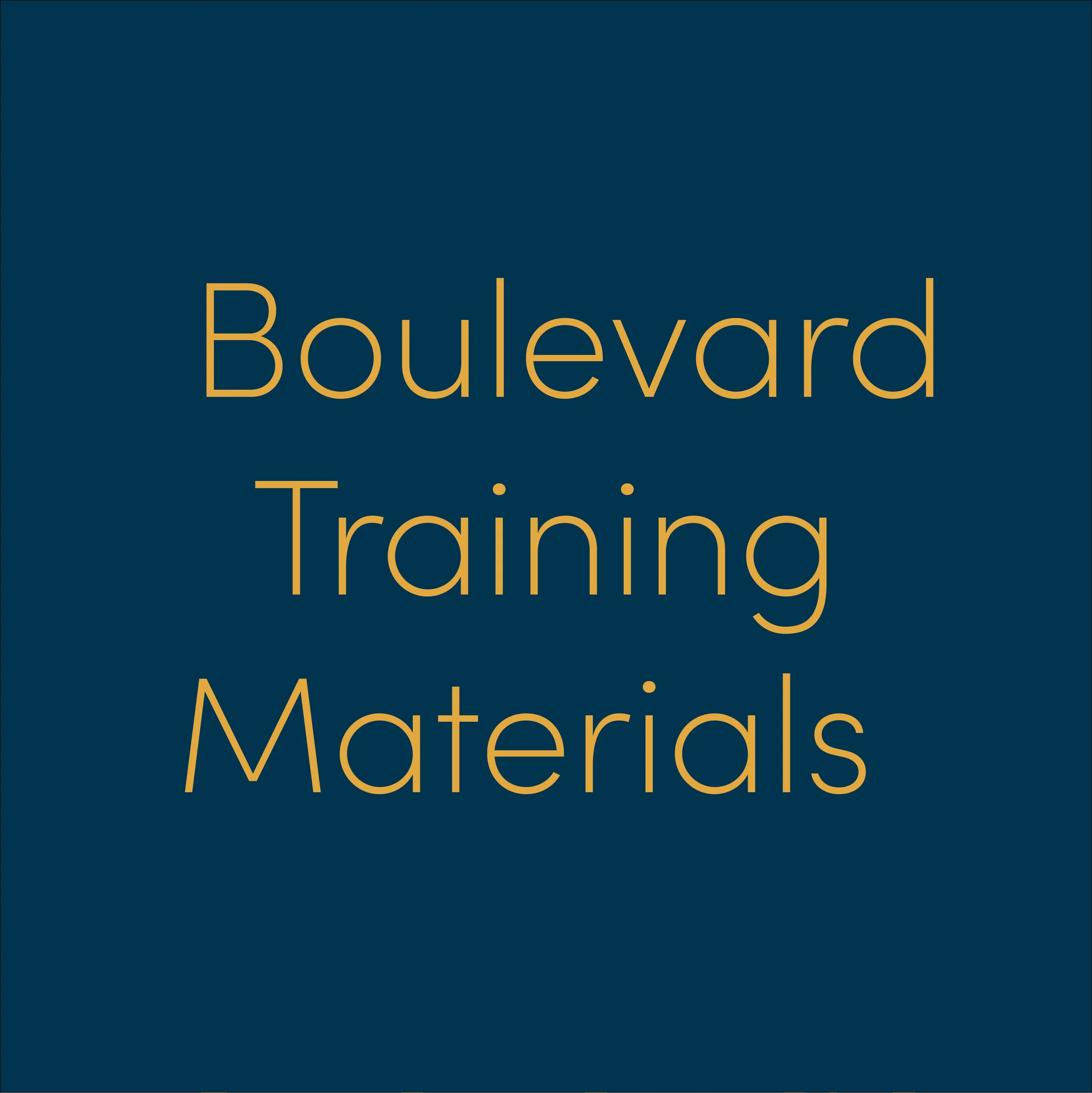 Click here to access our Boulevard Training Materials!