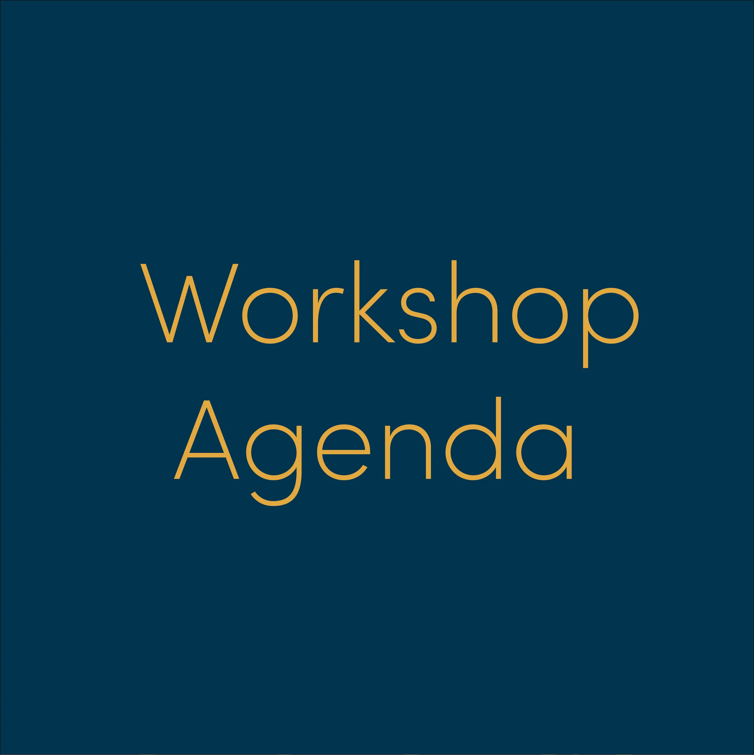 Click me to read the reception workshop agenda!