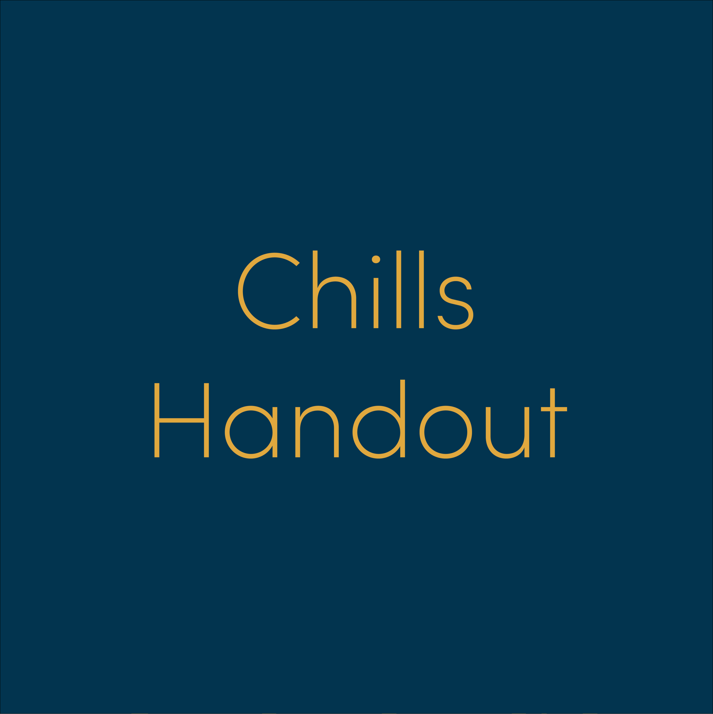 Click me to access our Too Chill or Not to Chill Handout!