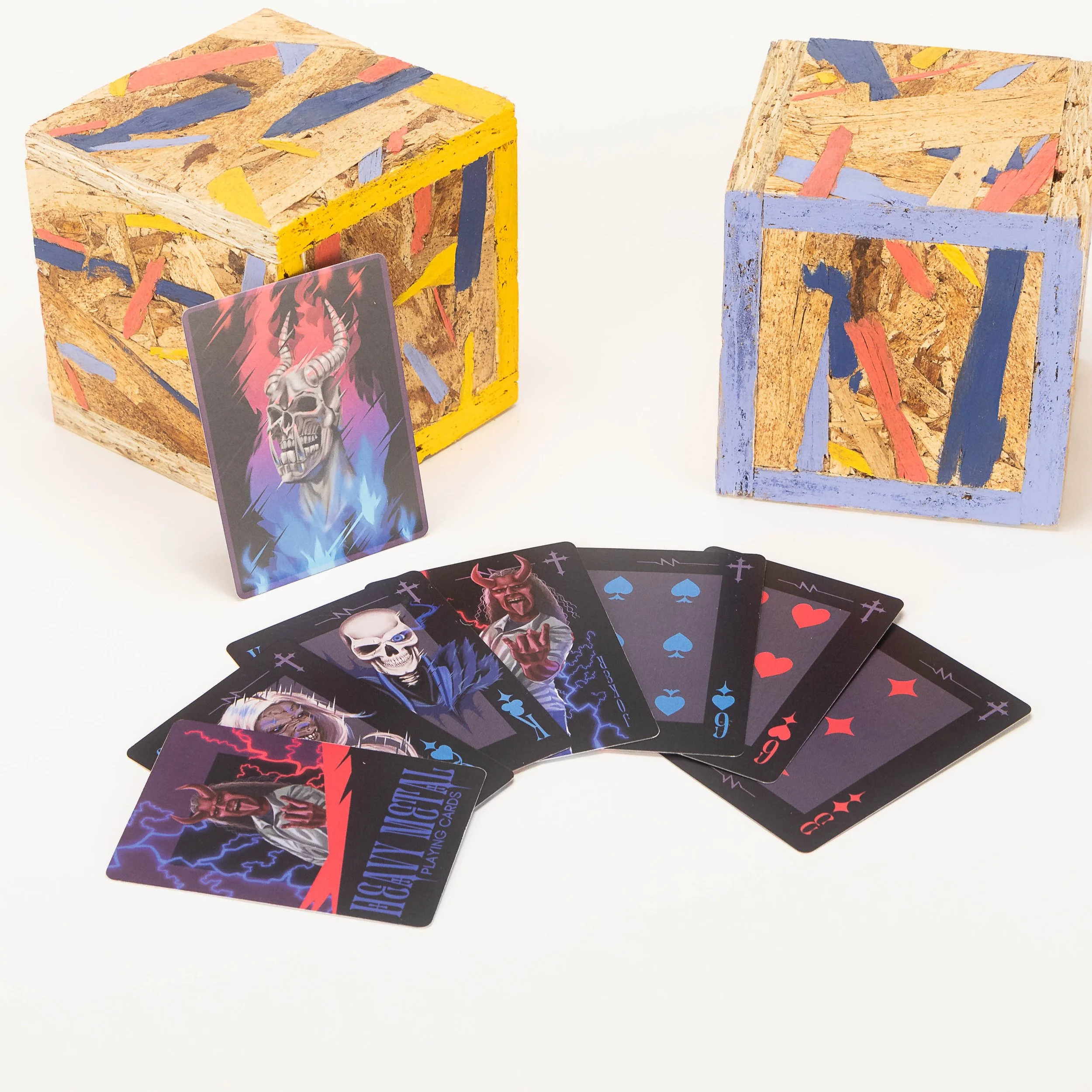 "Heavy Metal Playing Cards" by Marielle Abad