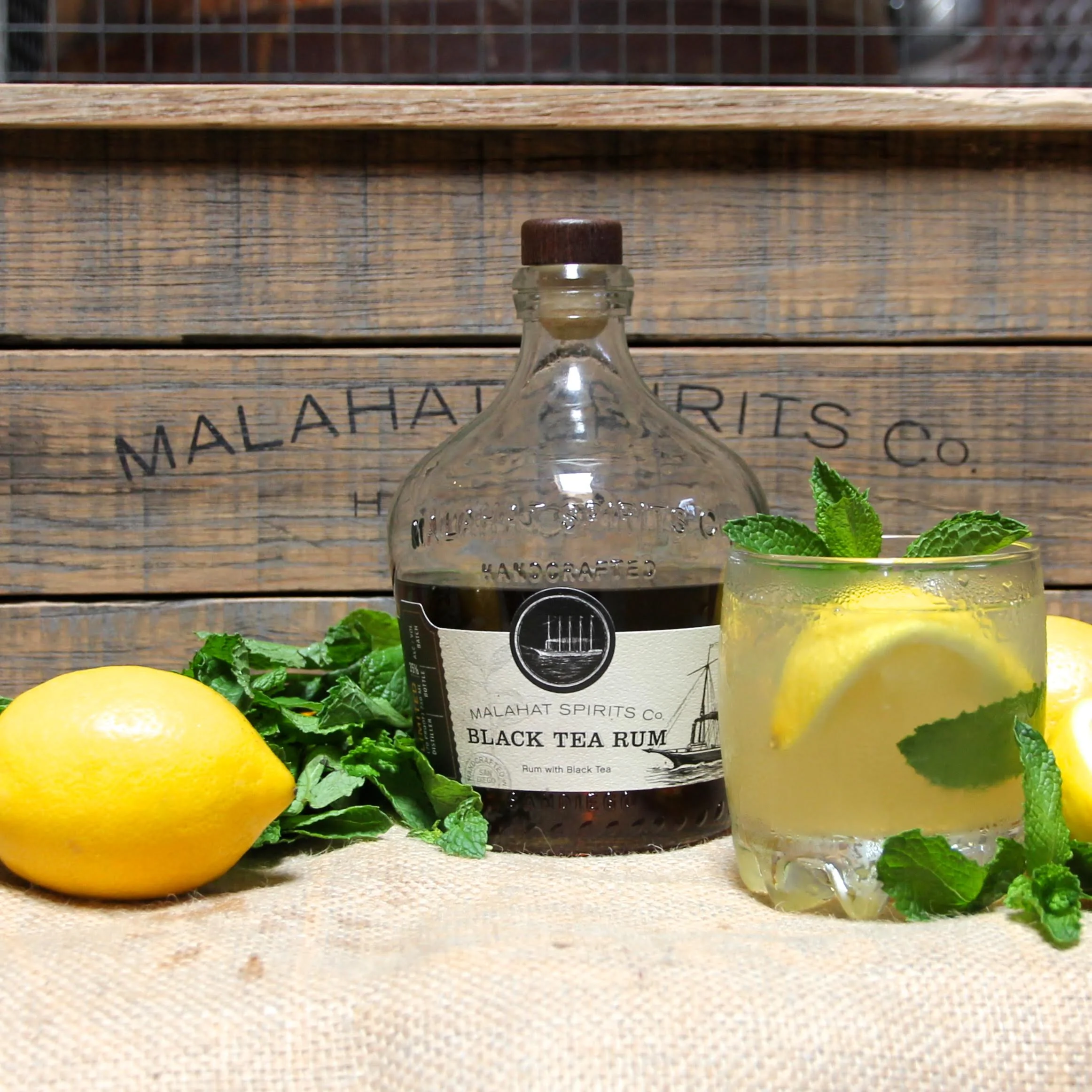Black Tea Lemonade — Malahat Spirits Co. San Diego Distillery Rum