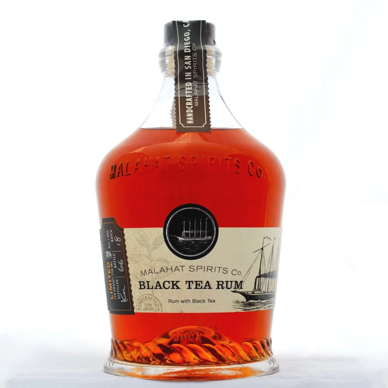 Black Tea Rum — Malahat Spirits Co. San Diego Distillery Rum & Whiskey