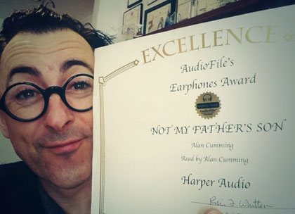 EARPHONES AWARD Audiofile Magazine gave me an Earphones Award for my reading of the audiobook of Not My Father's Son