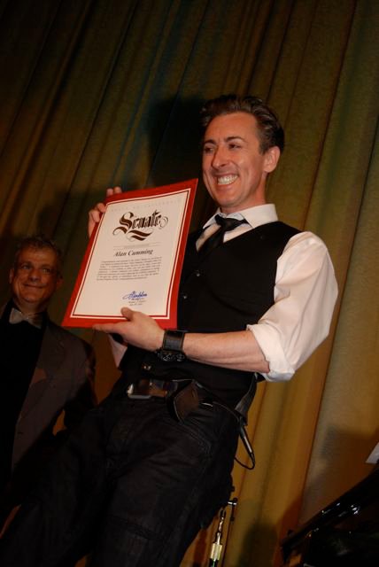 STATE OF CALIFORNIA PROCLAMATION After my performance of I Bought A Blue Car Today at the Castro Theatre in San Francisco I was given a Proclamation from the State of California. Congratulations and welcome to the Castro Theatre as you bring us your highly acclaimed hit show 'Alan Cumming: I Bought a Blue Car Today!' I commend your many successes on the stage, screen and television as you continue to share your wit and charm with your audiences. I further commend your selfless commitment to raising funds and awareness for issues impacting the LGBTQ community. It is through the efforts of individuals such as you that the future becomes brighter for all. Congratulations and thank you! -Mark Leno-Senator, 3rd District, July 10th, 2010