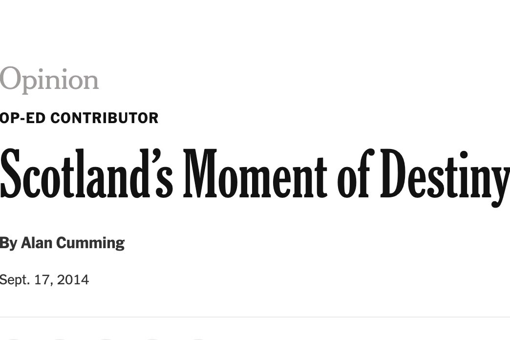 New York Times Op-Ed